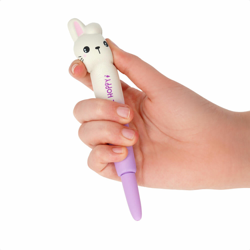Legami Squishy Gel Pen Squeezies Bunny, Gelstift, Gelschreiber, Stift, SQP0005