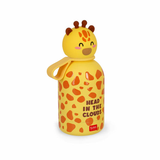 Legami Hot&Cold Kids Bottle Giraffe, Thermoflasche, Isoflasche, Trinkflasche, Kinder, 310 ml, KSSB0008