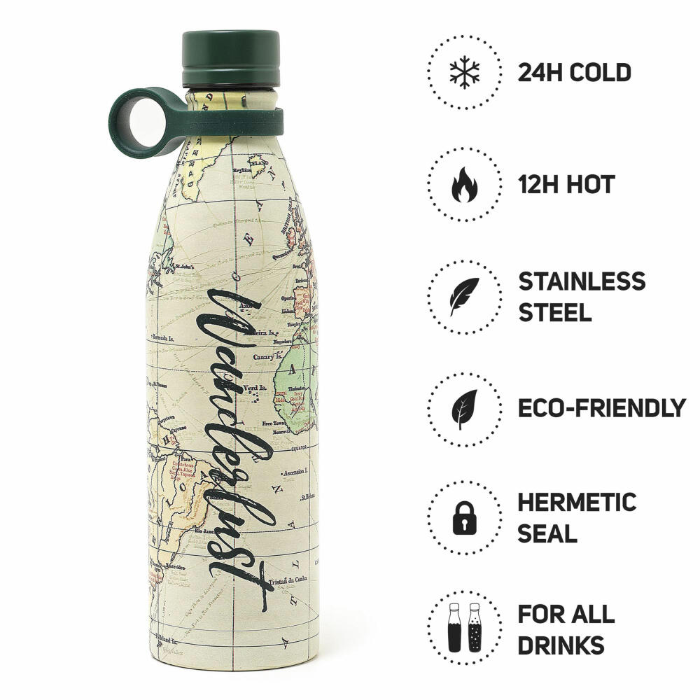 Legami Vacuum Bottle Hot & Cold Travel, Thermoflasche, Isoflasche, Trinkflasche, 800 ml, SSBL0003