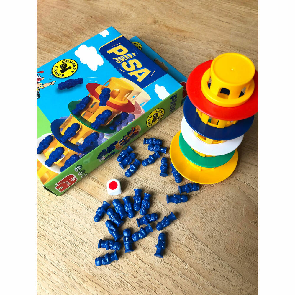 Jumbo Games Pisa Compact Game, Travel Game, Skill Game, Children's Game, Family Game, from 4 years, 12679