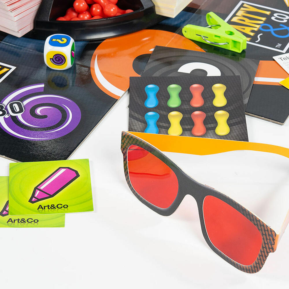 Jumbo Games Party & Co. Extreme, party game, board game, action game, 17864