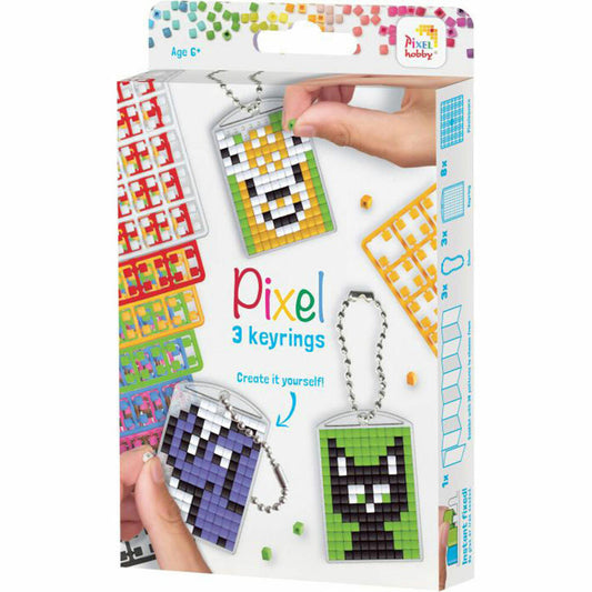 Pracht Pixel Medaillon Set Tiere