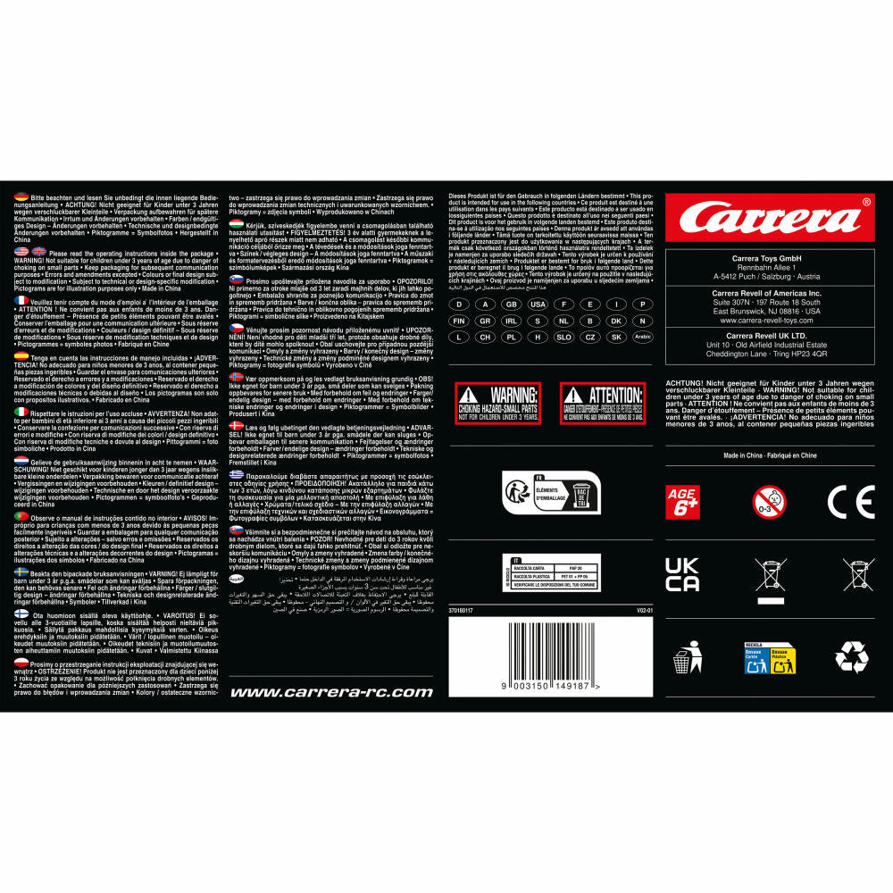Carrera RC-Fahrzeug Gear Monster 3.0 2.4GHz, Fernlenkauto, 1:18, 370180117