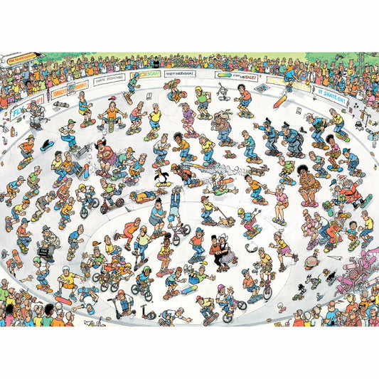 Jumbo Jan van Haasteren - Skateboarden In Der Bowl, Puzzle, Erwachsenenpuzzle, 1000 Teile, 1110100323