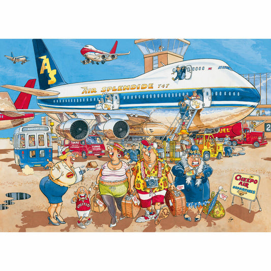 Jumbo Wasgij Original 2 - Happy Holidays, Puzzle, Erwachsenenpuzzle, 1000 Teile, 1119802034