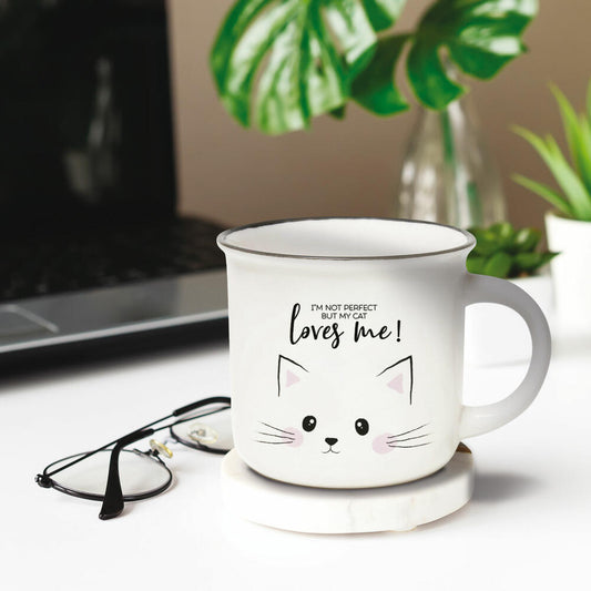 Legami Cup-Puccino Mug Kitty, Kaffeetasse, Tasse, Becher, New Bone China, 350 ml, CUP0014