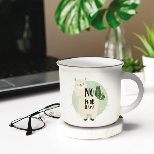 Legami Cup-Puccino Mug Llama, Kaffeetasse, Tasse, Becher, New Bone China, 350 ml, CUP0016