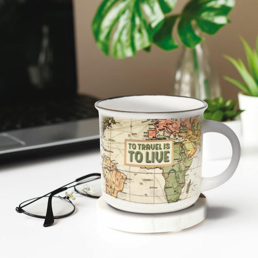 Legami Cup-Puccino Mug Travel, Kaffeetasse, Tasse, Becher, New Bone China, 350 ml, CUP0046
