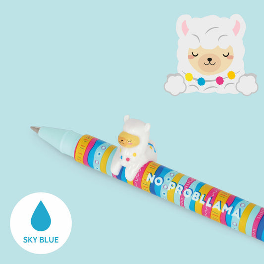Legami Gel Pen Lovely Friends Llama, mit Tierdeko, Gelstift, Gelschreiber, Stift, Lama, Bunt, CPP0025