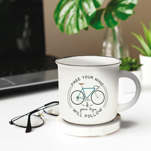 Legami Cup-Puccino Mug Bike Lover, Kaffeetasse, Tasse, Becher, New Bone China, 350 ml, CUP0024