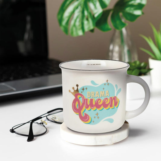 Legami Cup-Puccino Mug Drama Queen, Kaffeetasse, Tasse, Becher, New Bone China, 350 ml, CUP0065