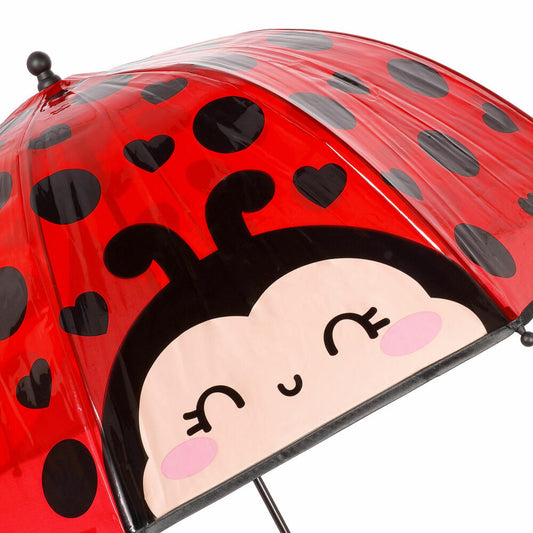 Legami Dancin In The Rain Kids Umbrella Ladybug, Regenschirm, Schirm, Kinder, Marienkäfer, KUM0007
