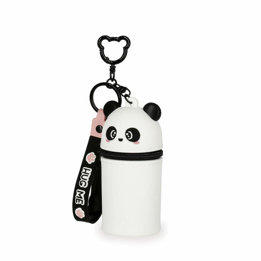 Legami Mini Kawaii Coin Purse With Key Ring Panda, Schlüsselanhänger, Münztasche, MKAW0001