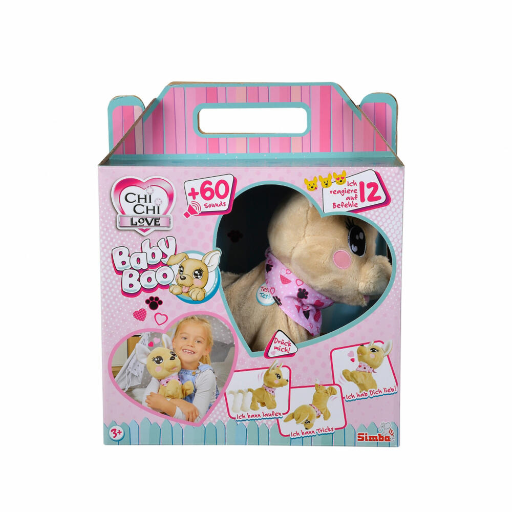 Simba ChiChi Love Baby Boo, interactive dog, toy with functions, Chihuahua, 105893500