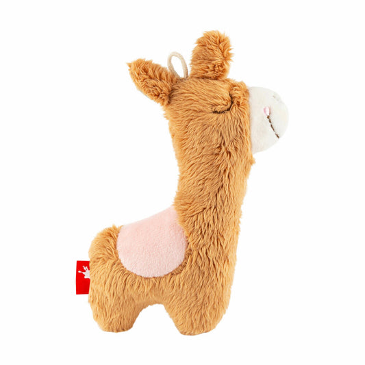 sigikid Greifling Lama, Greifspielzeug, Babyspielzeug, Spielzeug, Baby, Baumwolle, Braun, 43434