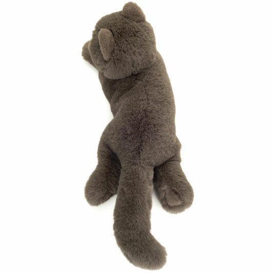 Teddy Hermann Kartäuserkatze liegend, Kuscheltier, Stofftier, Plüschtier, 36 cm, 918196
