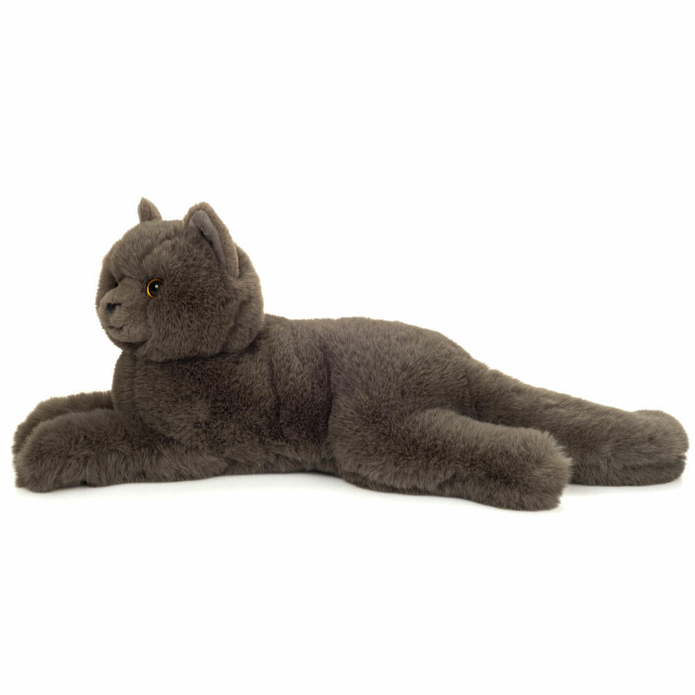 Teddy Hermann Kartäuserkatze liegend, Kuscheltier, Stofftier, Plüschtier, 36 cm, 918196