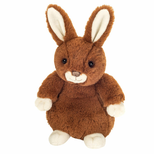 Teddy Hermann Herzekind Hase Luna, Kuscheltier, Stofftier, Plüschtier, Dunkelbraun, 20 cm, 939887