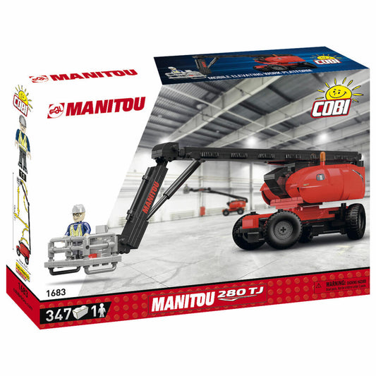 Cobi Klemmbaustein-Set Manitou 280 TJ Teleskoplader, 347 Teile, COBI-1683