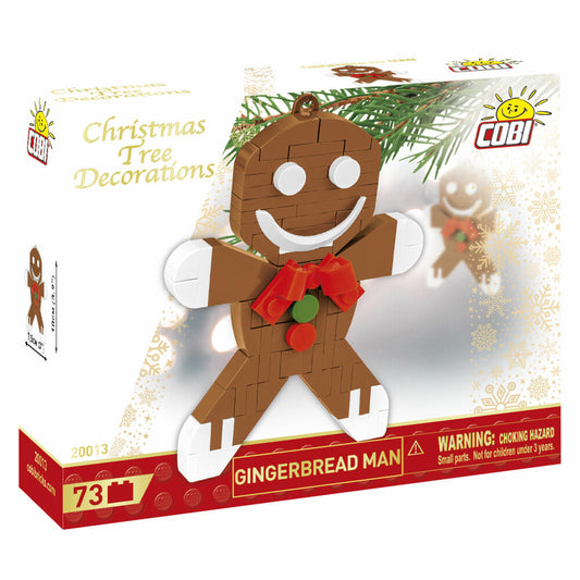 Cobi Klemmbaustein-Set Christbaumschmuck - Lebkuchemann, 73 Teile, COBI-20013