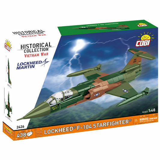 Cobi Klemmbaustein-Set F-104 Starfighter Vietnam War, 438 Teile, COBI-2426