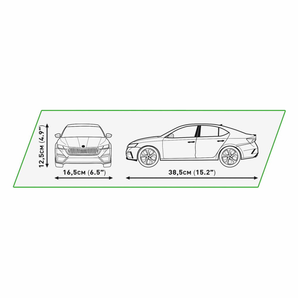 Cobi Klemmbaustein-Set Skoda Octavia IV RS Executive Edition, 2622 Teile, 24342