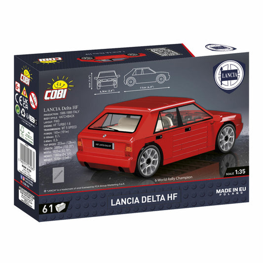 Cobi Klemmbaustein-Set Lancia Delta HF, 61 Teile, 24508