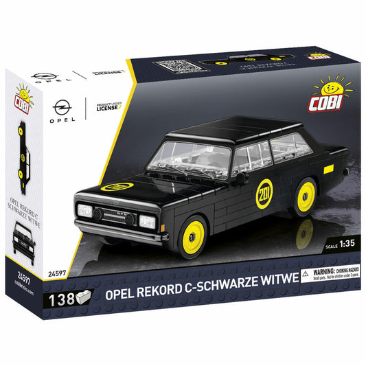 Cobi Klemmbaustein-Set Opel Rekord C - Schwarze Witwe, Auto, 138 Teile, COBI-24597