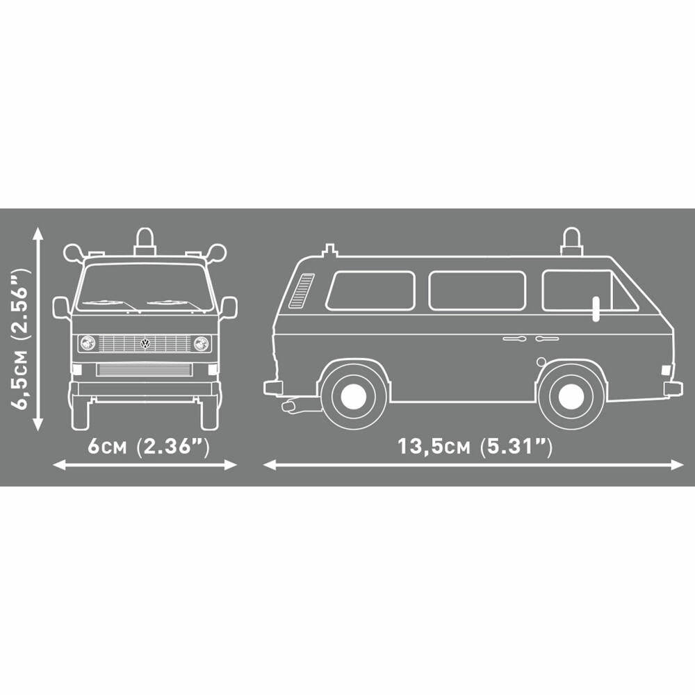 Cobi Klemmbaustein-Set VW T3 Polizei, 144 Teile, 24637