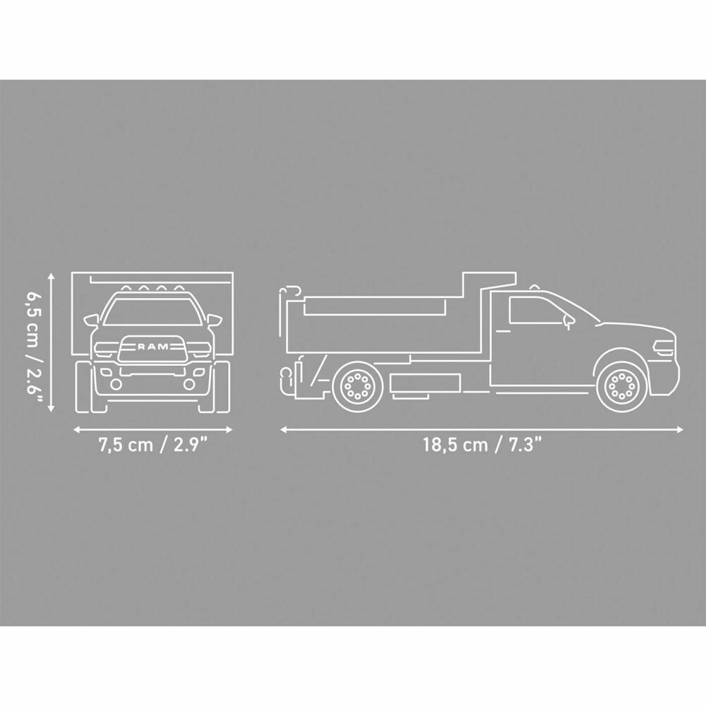 Cobi Klemmbaustein-Set RAM 3500 Dump Truck, 296 Teile, 24659