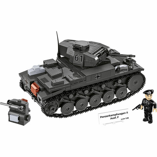 Cobi Klemmbaustein-Set Panzerkampfwagen II Ausf. F, WW2, 813 Teile, COBI-2597