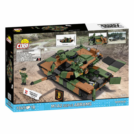 Cobi Klemmbaustein-Set M1A2 Abrams PL, 1065 Teile, 2633