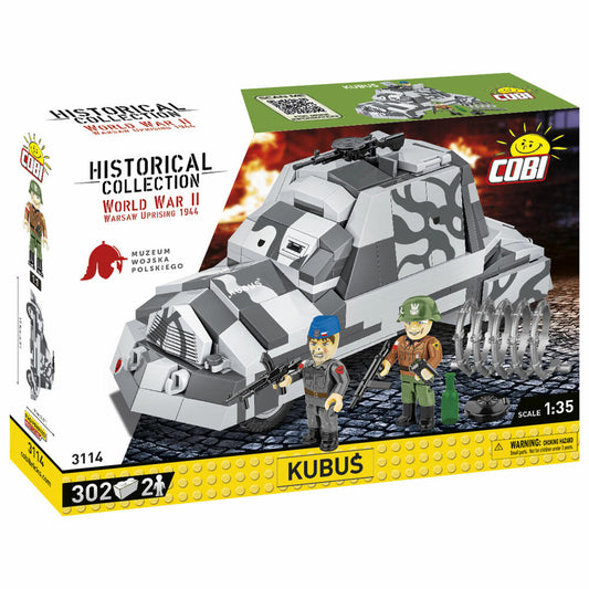 Cobi Klemmbaustein-Set Panzerfahrzeug Kubus, WW2, 302 Teile, COBI-3114