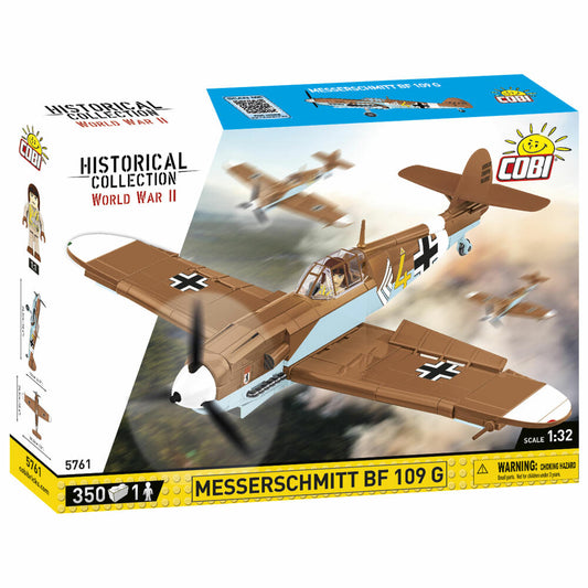 Cobi Klemmbaustein-Set Messerschmidt Bf 109 G, Flugzeug, WW2, 350 Teile, COBI-5761