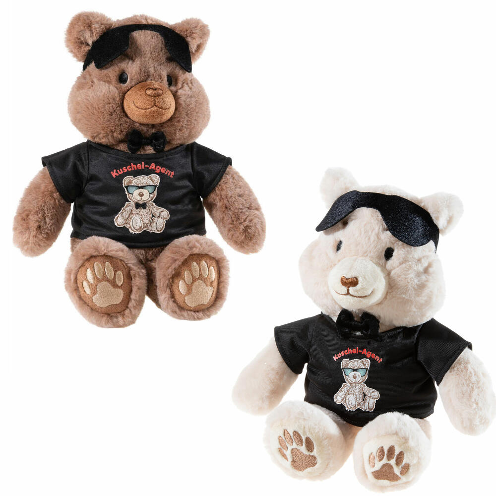 Heunec Agentenbären Mr. Cool & Mrs. Even Cooler, Teddybär, Kuscheltier, Plüschtier, Stofftier, 141575
