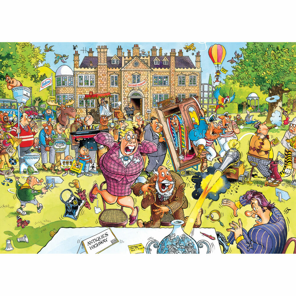 Jumbo Wasgij Retro Original 10 - Antiquitätenjagd!, Puzzle, Erwachsenenpuzzle, 1000 Teile, 1110100800