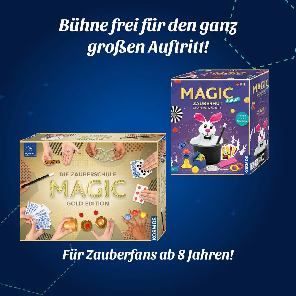 KOSMOS Magic Fun, Zauberkasten, Zaubern, Tricks, Zaubertricks, ab 8 Jahren, 694340