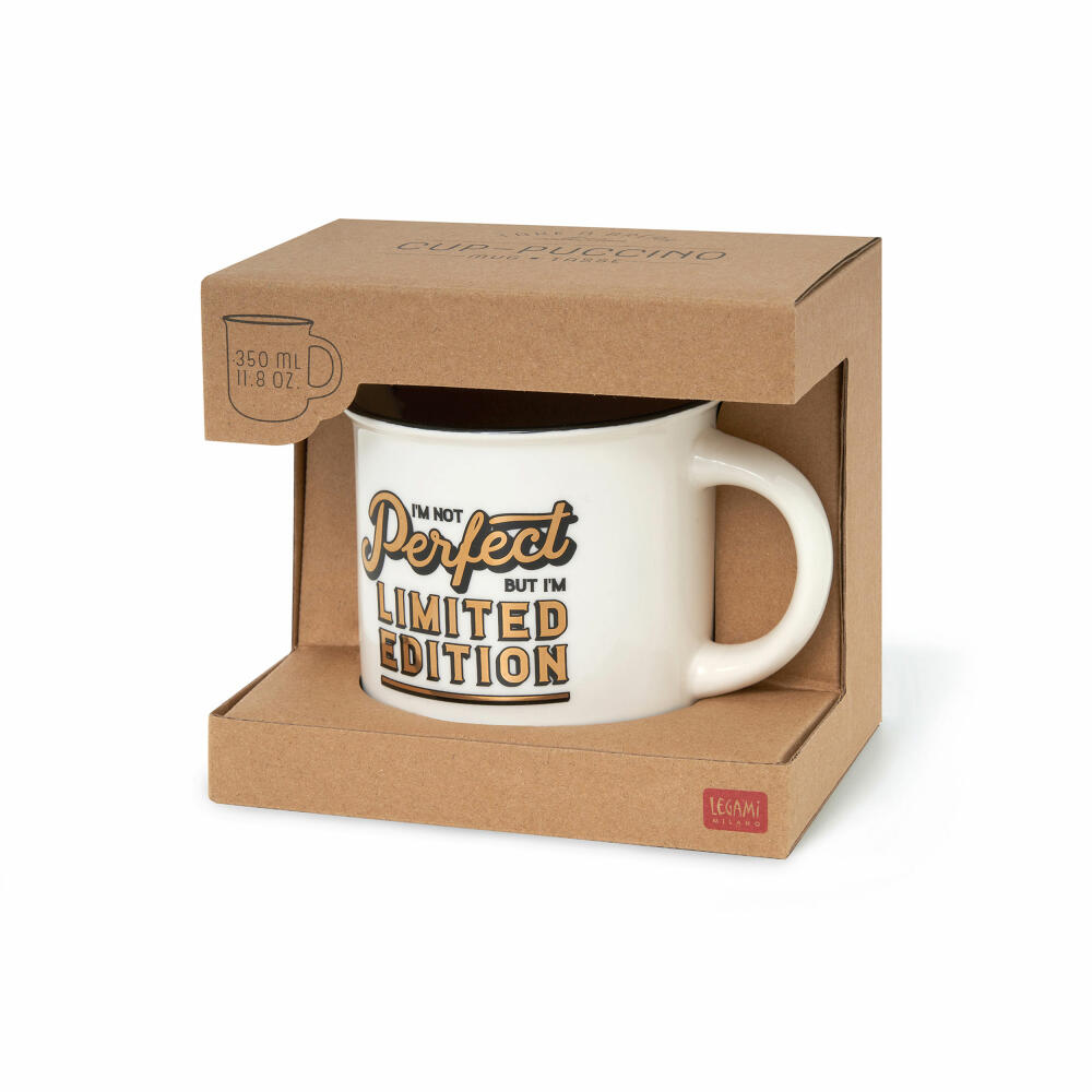 Legami Cup-Puccino Mug Limited Edition, Kaffeetasse, Tasse, Becher, New Bone China, 350 ml, CUP0050