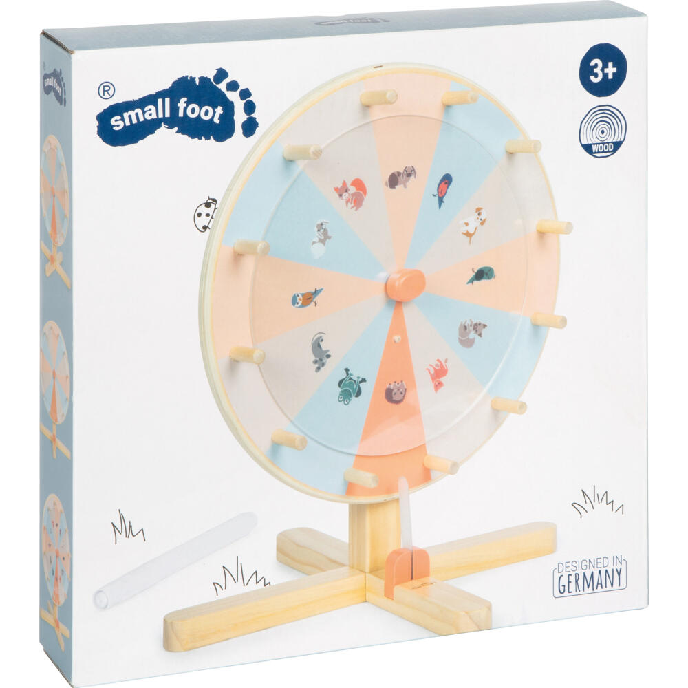Legler Small Foot Glücksrad Garden Buddies, Spielzeug, ab 3 Jahre, Holz, Bunt, 12645