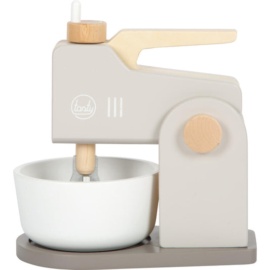 Legler Small Foot Mixer-Set Tasty, Rollenspielzeug, ab 3 Jahre, Holz, Grau, 12679