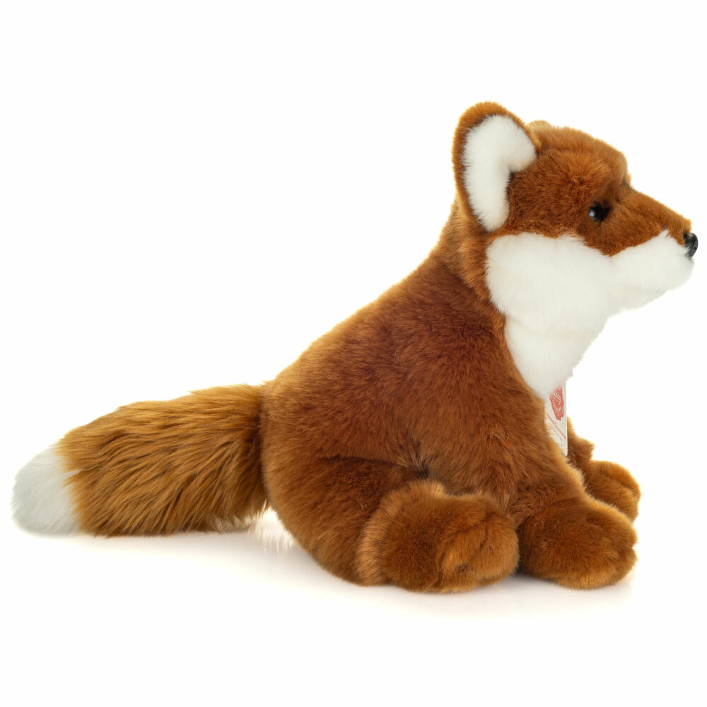 Teddy Hermann Fuchs sitzend, Kuscheltier, Stofftier, Plüschtier, 25 cm, 903321