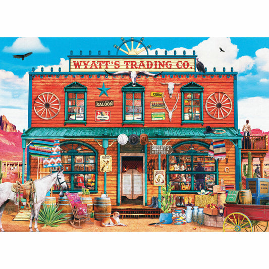 Eurographics Puzzle Western Gemischtwarenladen, 1000 Teile, 68 x 48 cm, 6000-6065