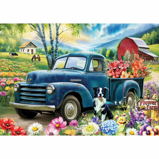Eurographics Puzzle Blumenhof, 104 Teile, 36 x 26 cm, 6704-6122