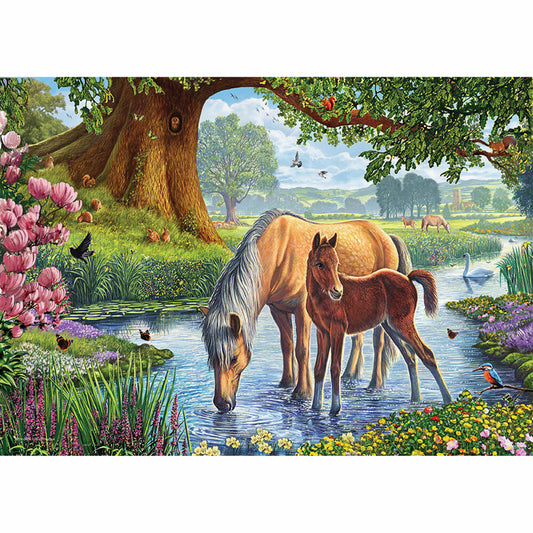 Eurographics Puzzle Ponies, 24 Teile, 36 x 26 cm, 6724-0976