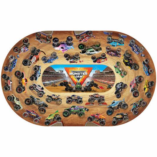Eurographics Bodenpuzzle im Koffer Monster Jam Tucks - Bodenpuzzle, 74 Teile, 99 x 61 cm, 8048-5942