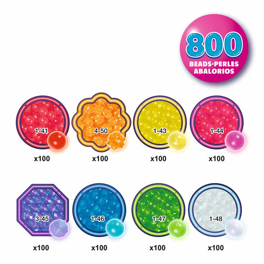 Aquabeads Neon Perlen, Bastelperlen, Bastelset, Basteln, Perlen, Kinder, 35143