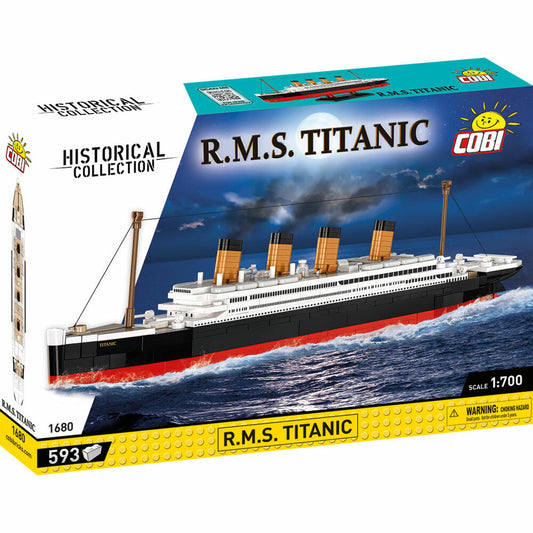 Cobi Klemmbaustein-Set R.M.S. Titanic, Schiff, 593 Teile, COBI-1680