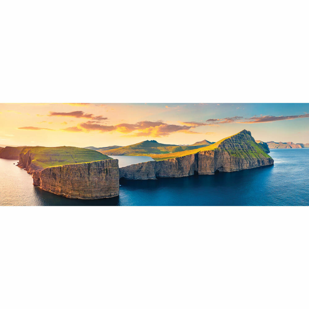 Eurographics Panorama-Puzzle Faroer Inseln Panorama, 1000 Teile, 32 x 96 cm, 6010-6127