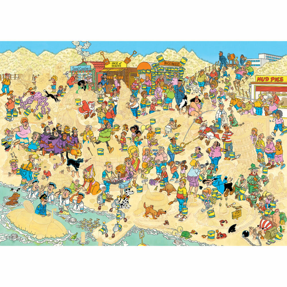Jumbo Jan van Haasteren - Sandskulpturen, Puzzle, Erwachsenenpuzzle, 1000 Teile, 1110100612