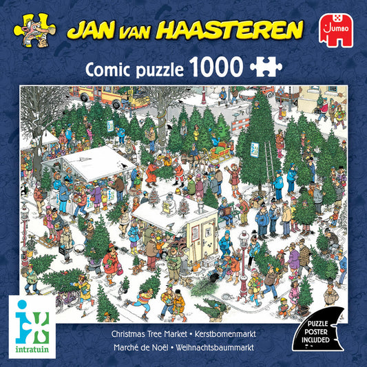 Jumbo Jan van Haasteren Christmas Tree Market, Puzzle, Erwachsenenpuzzle, 1000 Teile, 1119802072